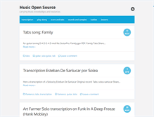 Tablet Screenshot of music-open-source.com